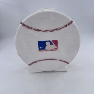 Skilcraft Vintage 1980s MLB Baseball Shaped Card Holder Carry Case Storage